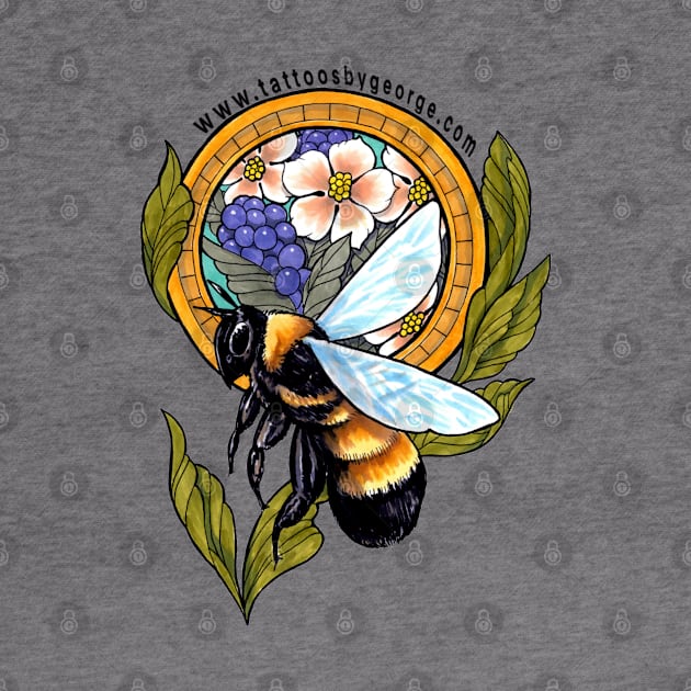 Honey bee by Tattoos_by_George